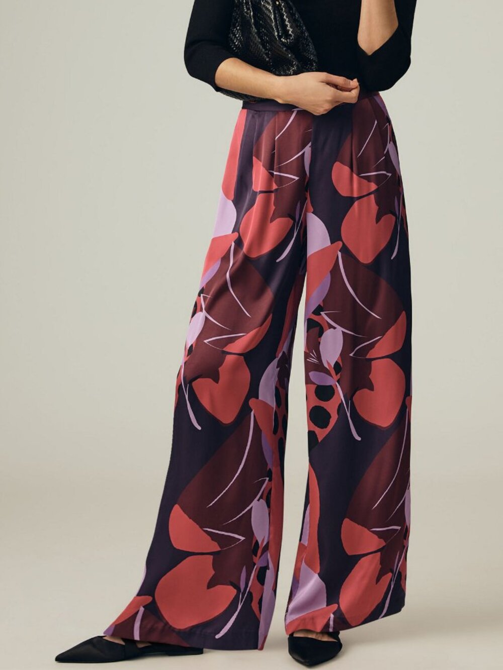 Anthropologie Hutch Printed Wide-Leg Pants NWOT
